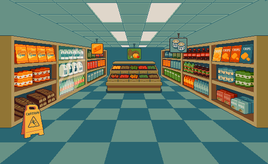 Super Mart interior