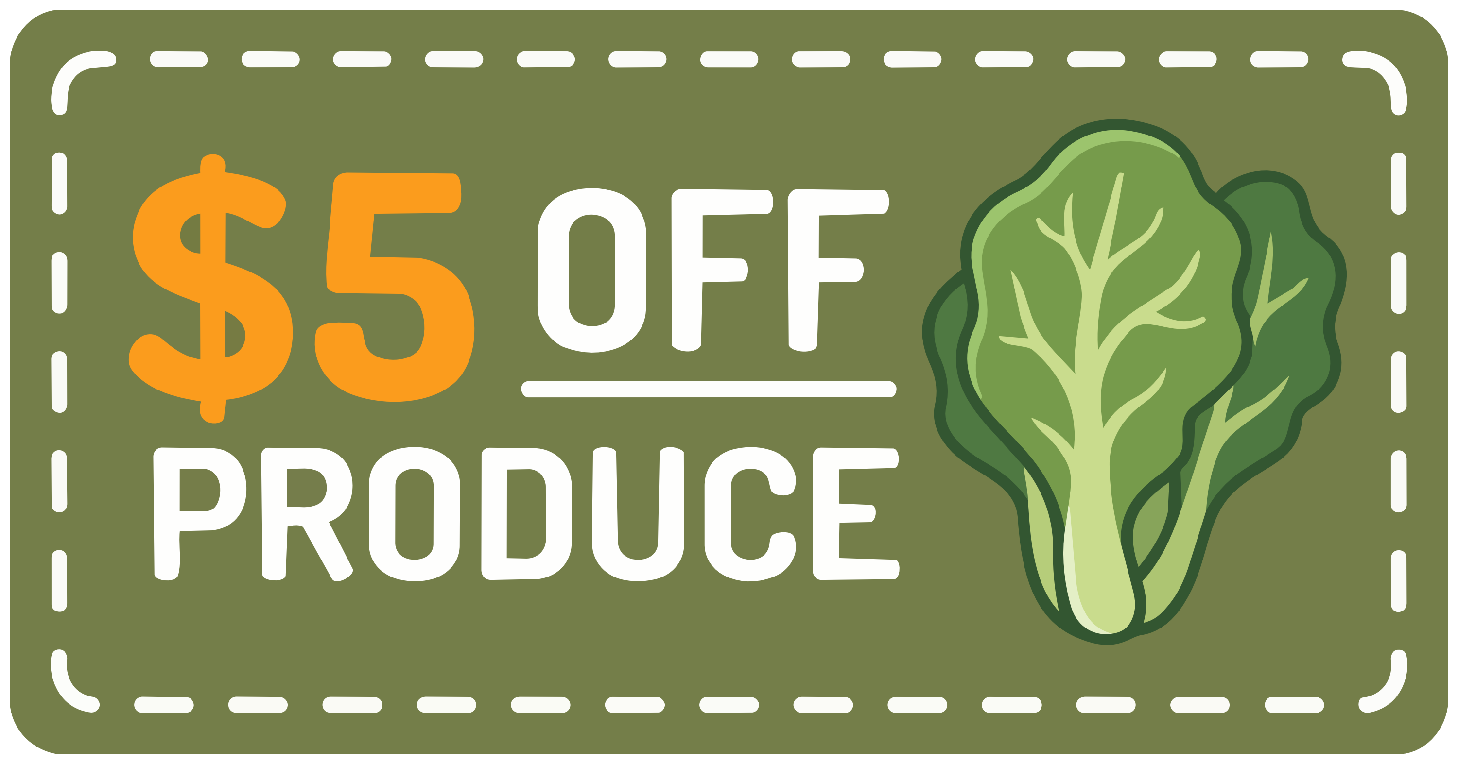 $5 off produce coupon